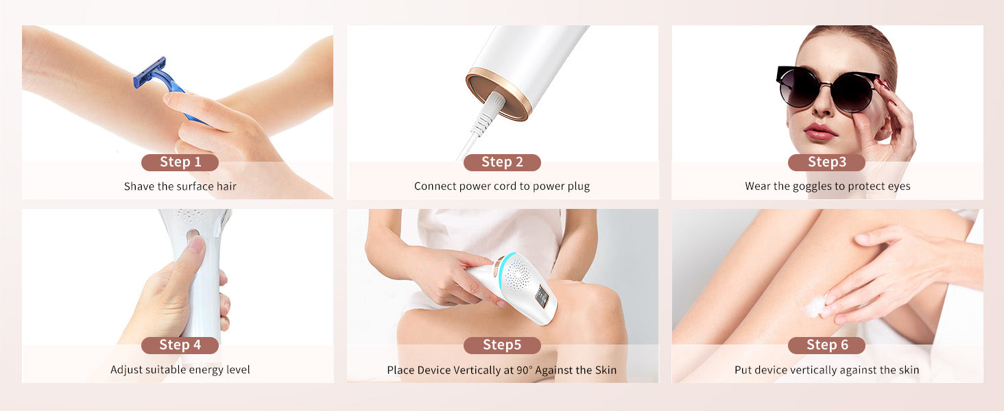 Laser Hair Removal IPL 999900 Flashes HR/RA/SC 3 in 1 Epilator Device 5c㎡ flash window 17.6J for Facial Legs Arms Whole Body Use