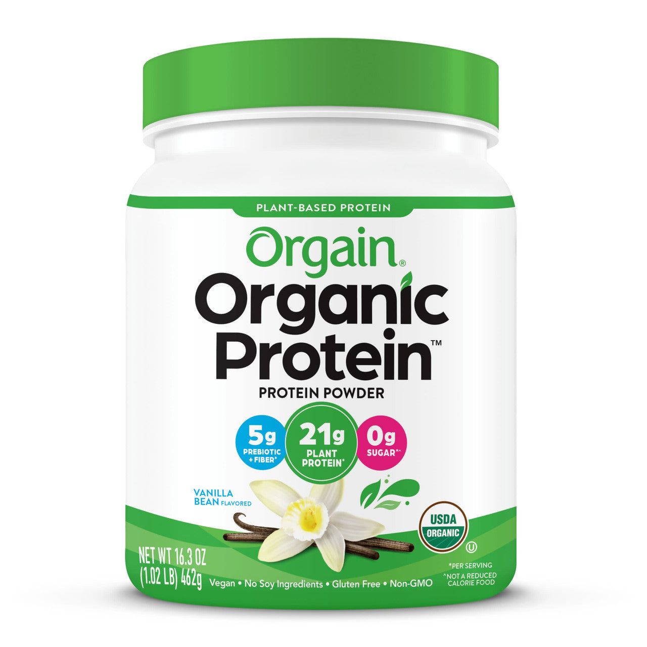 Orgain Organic Plant-Based Protein Powder - Sweet Vanilla Bean