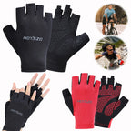 Fingerless Sports Fitness Gym Training Gloves for Men Women Cycling Gloves Motorcycle Mtb Anti-slip Gloves Bicycle Accessories