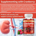 Cranberry - Supports Urinary System Health Bladder Health Potent Antioxidant Rich Vita C Capsule Supplement