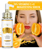 AILKE Vitamin C Skin Care Set, with Lightening Body Lotion, Even Skin Tone Face Cream, Whitening Serum, Brightening Soap