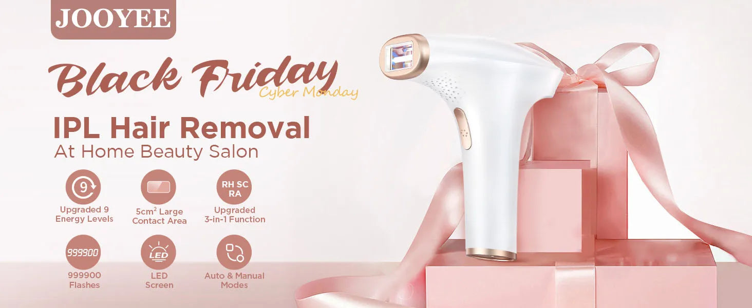 Laser Hair Removal IPL 999900 Flashes HR/RA/SC 3 in 1 Epilator Device 5c㎡ flash window 17.6J for Facial Legs Arms Whole Body Use