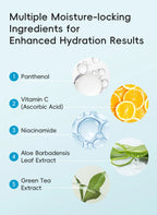 QUIYUM 8X H₂O AquaVitalize Skincare Set 5PCS Deep Hydration Kit Wrinkle Smoothing Tightening Treatment Gift Set