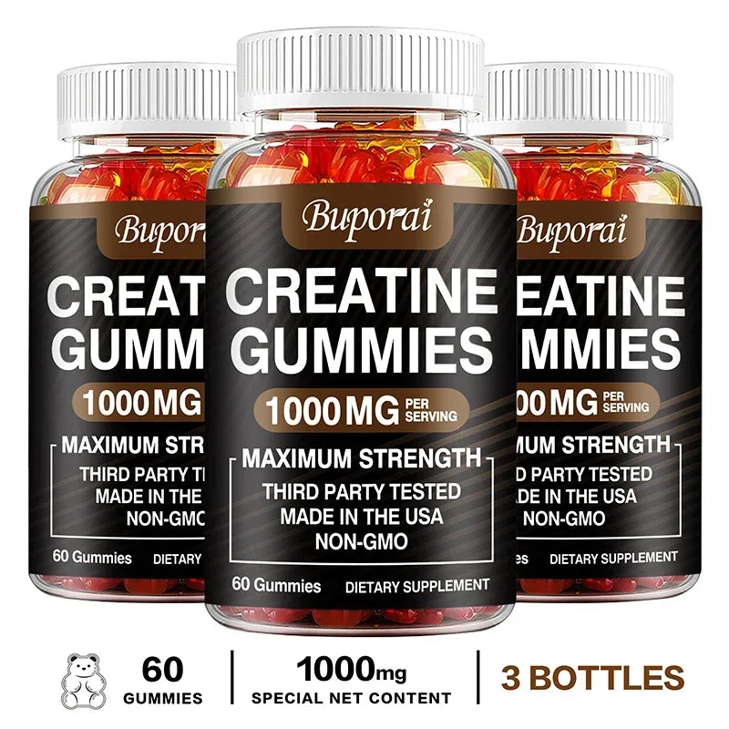 Creatine Monohydrate Gummies - Boost Energy, Build Muscle Mass, and Improve Athletic Performance