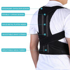 Achieve  Posture with Adjustable, Breathable Polyester Posture Corrector - Universal Fit for Pain Rel