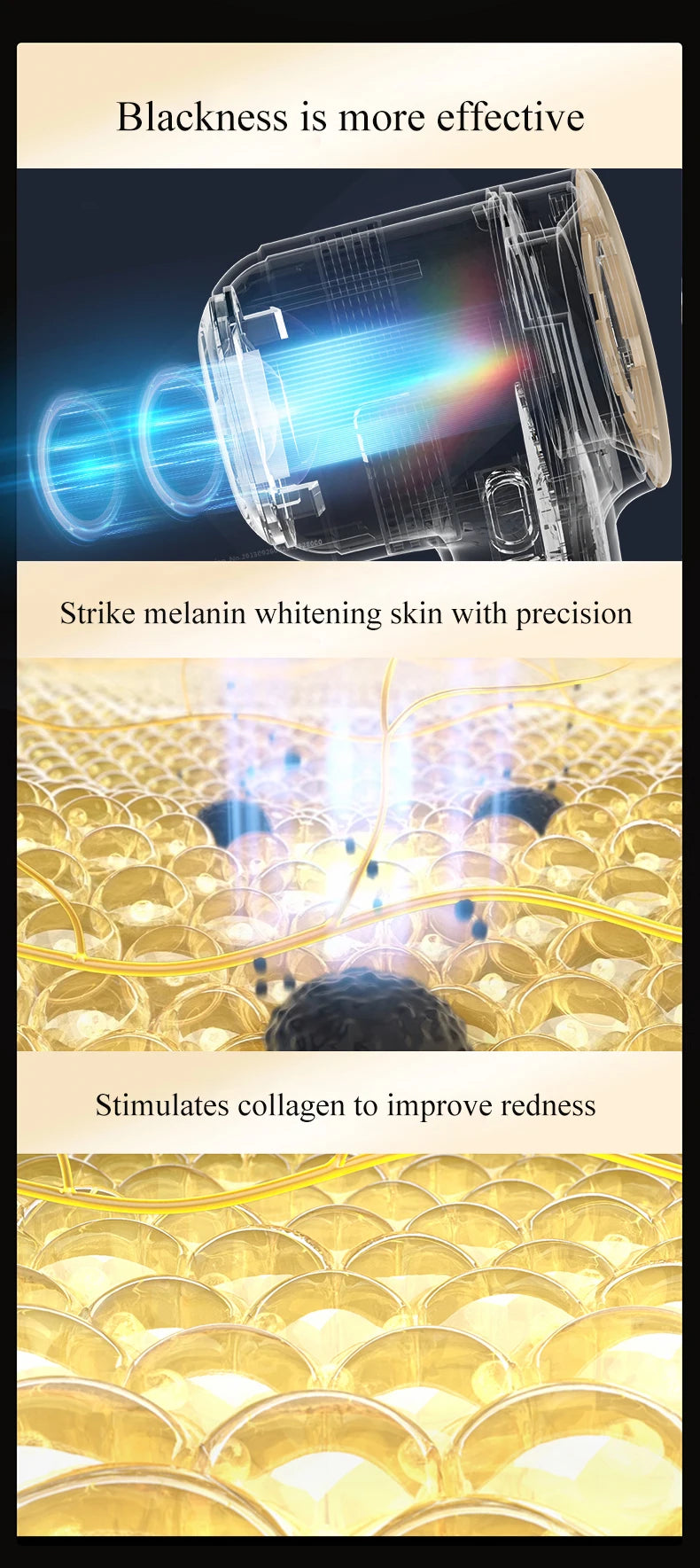 Hot Selling Blacken DPL Photofacial Skincare Device PIR Skin Whitening  Brightening Anti-ageing Rejuvenation Device PRO