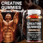 Creatine Monohydrate Gummies - Boost Energy, Build Muscle Mass, and Improve Athletic Performance