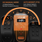 Quiet Portable Under Desk Elliptical for Seniors, Electric Seated Leg Exerciser with Remote – Compact Training Machine