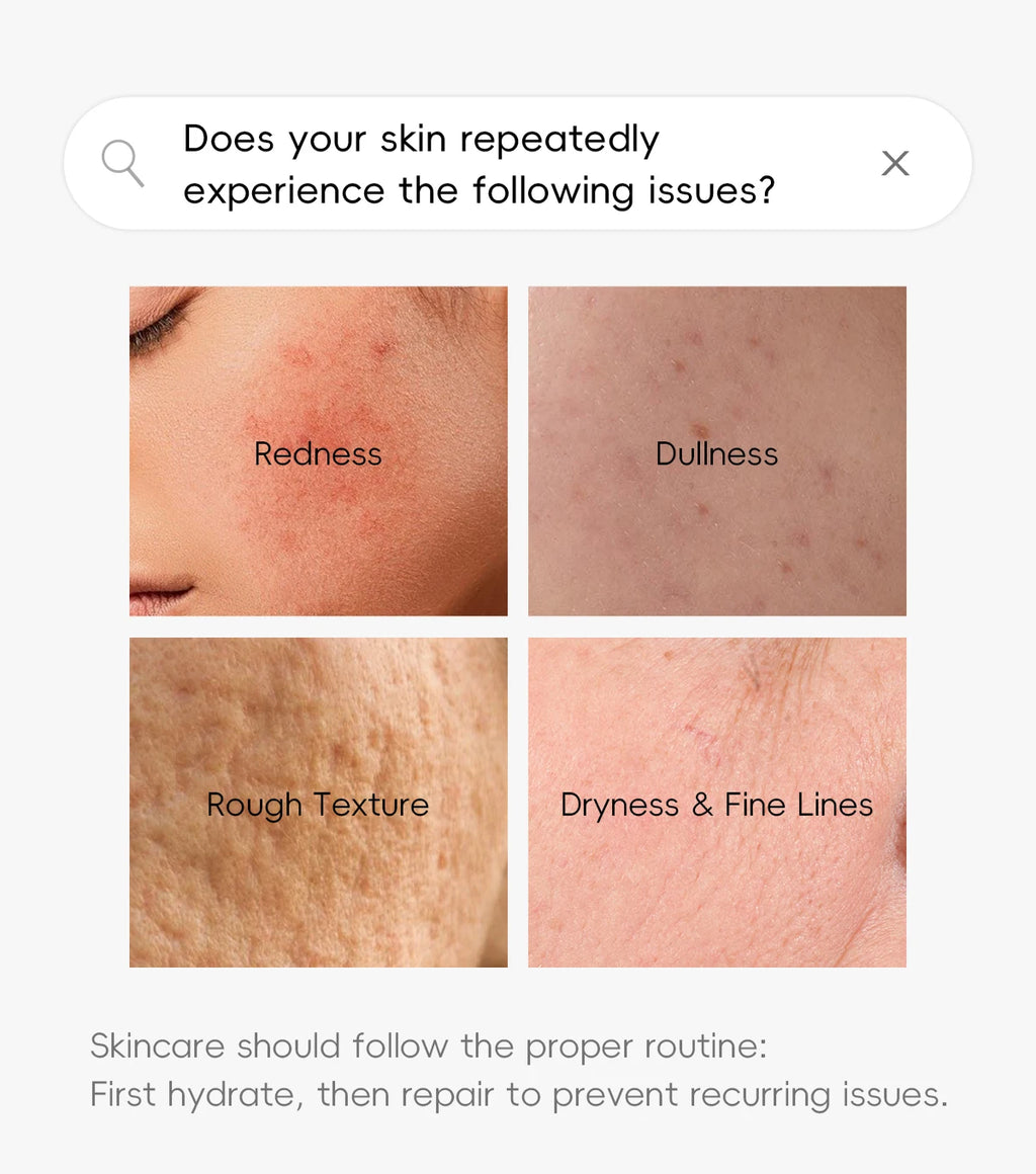 QUIYUM 8X H₂O AquaVitalize Skincare Set 5PCS Deep Hydration Kit Wrinkle Smoothing Tightening Treatment Gift Set