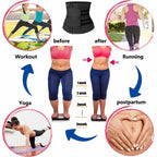 1pc Waist Trainer Slimming Body Shaper Fitness Belt Weight Loss Fat Burning Sport Girdle Sweat Trimmer Workout Cincher Shapewear