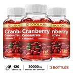 Cranberry - Supports Urinary System Health Bladder Health Potent Antioxidant Rich Vita C Capsule Supplement