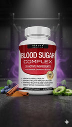 Vitamin C, Vitamin E Supplement, Blood Sugar Complex, Supports Heart Health, Overall Health and Immune System, 60 Capsules